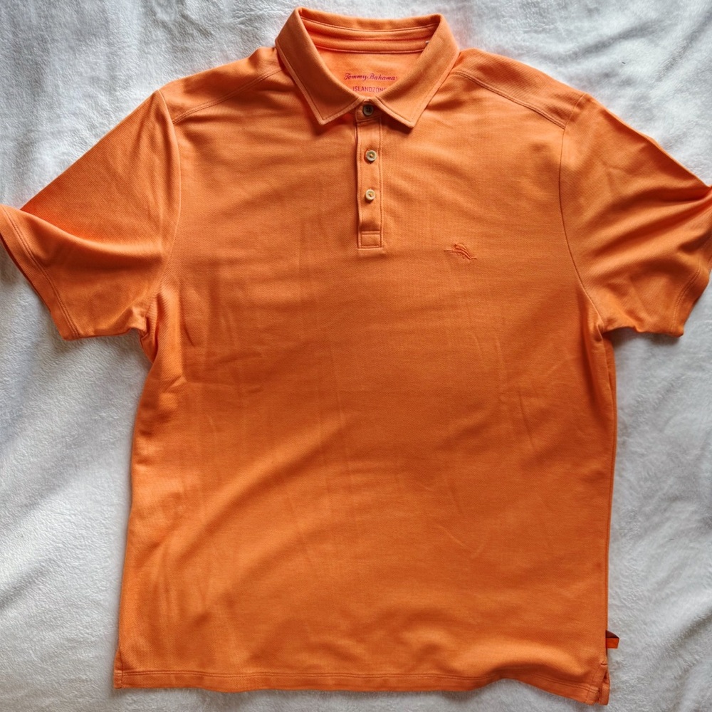 Men's Orange Polo Shirt EUC
